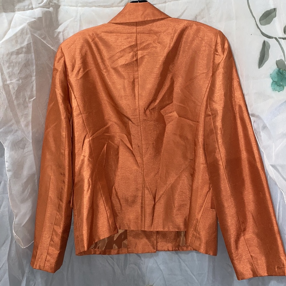 Suit Studio Persimmon Polyester 3-Button Single-B… - image 2